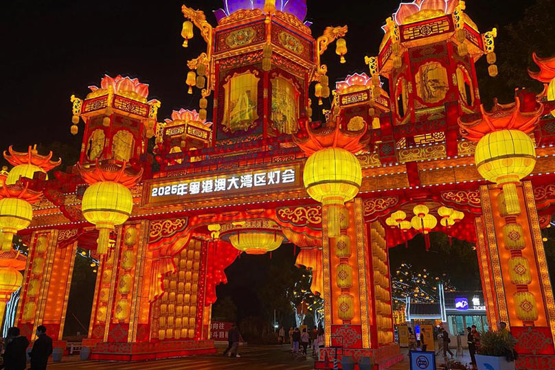 动画主题灯展现场实拍图