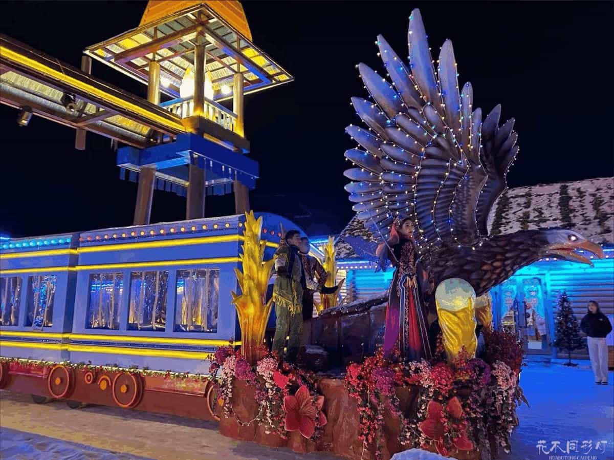 重型文旅节庆巡游花车底盘加强改装与电气控制箱管线布设工程实景