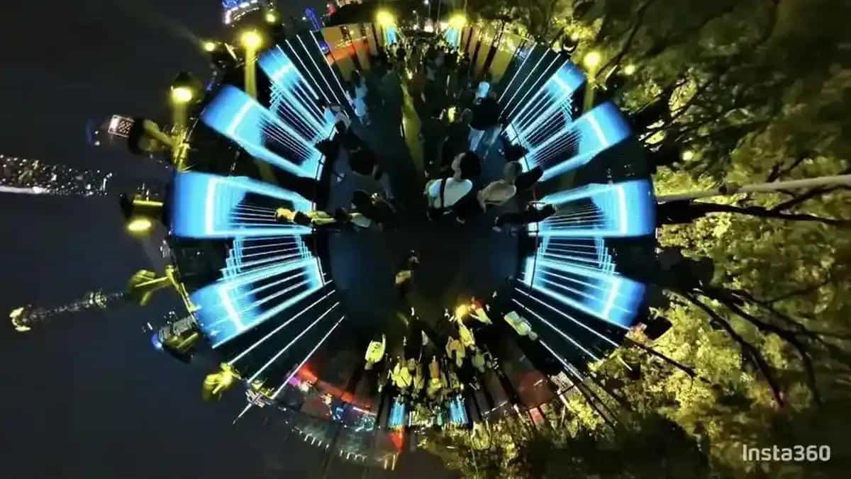 灯光节现场实拍图