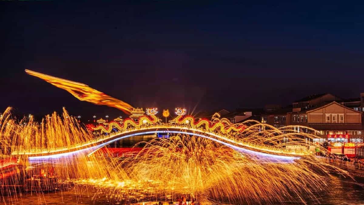 打铁花成功案例现场实拍图