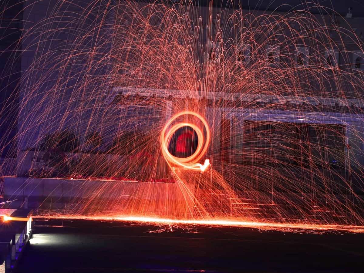 打铁花常见问题现场实拍图