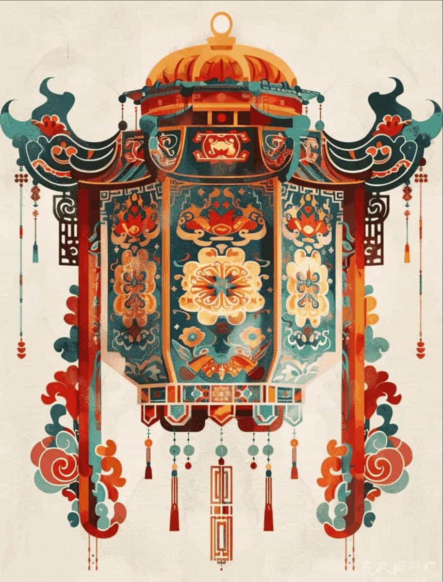 画师在半透明真丝绢布上精心勾勒传统吉祥花鸟图纹的细腻手作全景镜头
