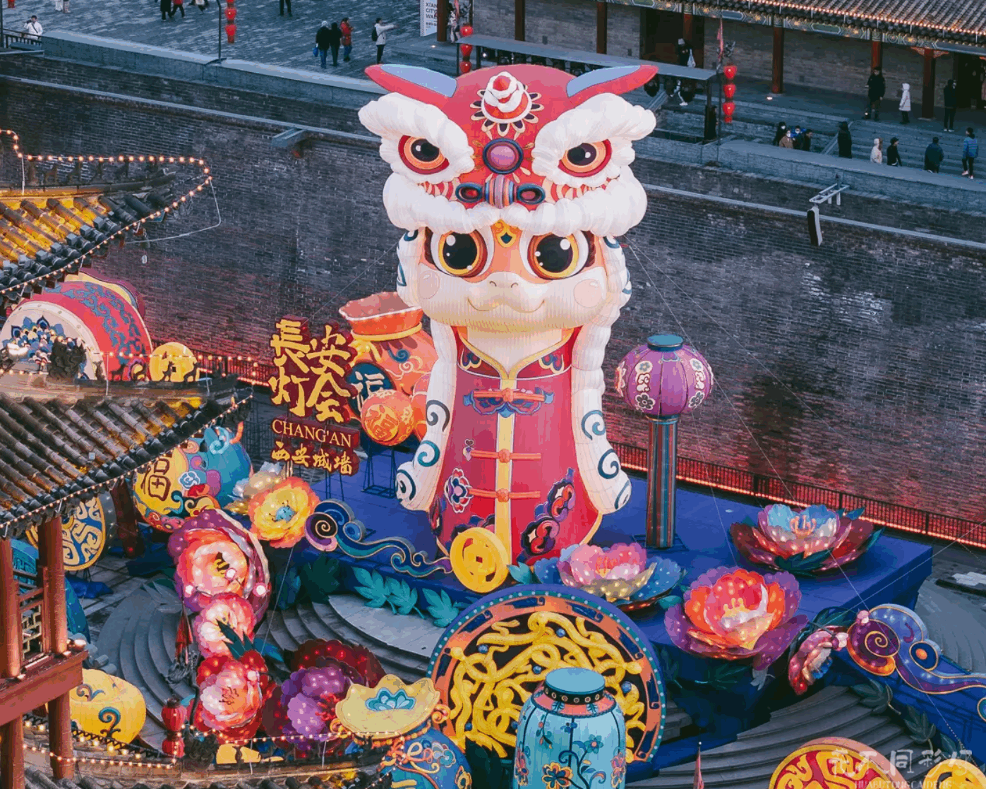 西安城墙2025元宵灯会
