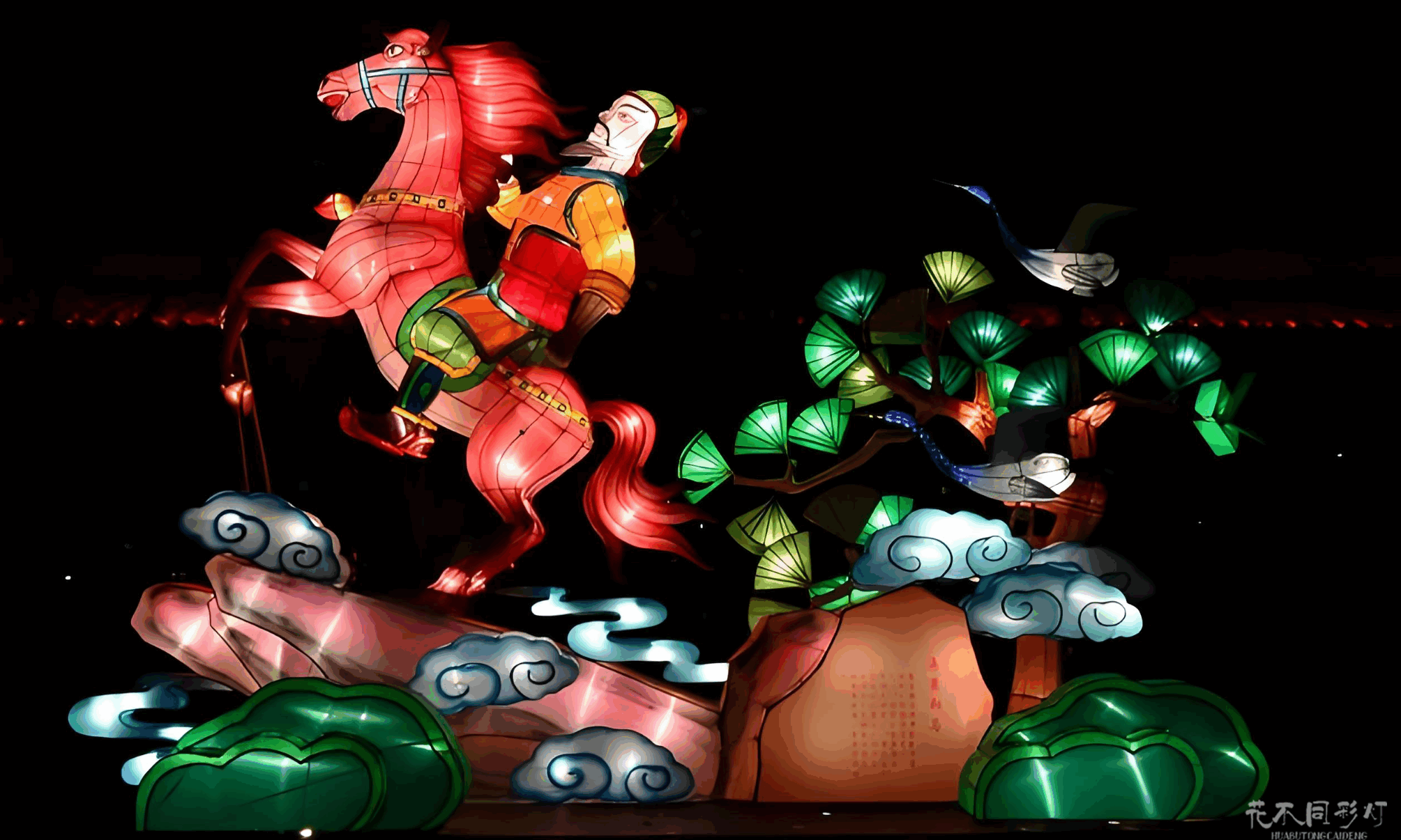 马年主题灯展预算构成分析图-展示设计制作安装各环节成本占比 马年主题灯展预算构成分析图-展示设计制作安装各环节成本占比