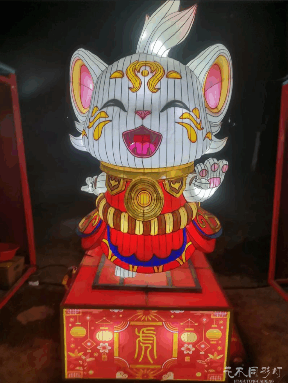 可爱型十二生肖花灯造型-虎 可爱型十二生肖花灯造型-虎