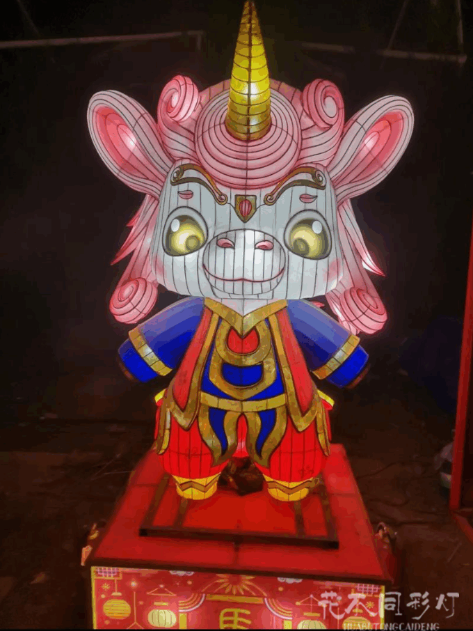 可爱型十二生肖花灯造型-龙 可爱型十二生肖花灯造型-龙