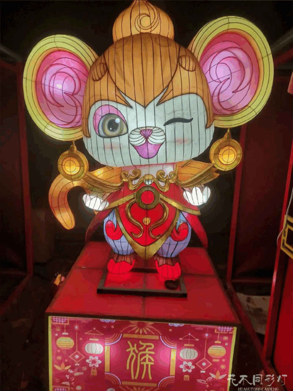 可爱型十二生肖花灯造型案例展示