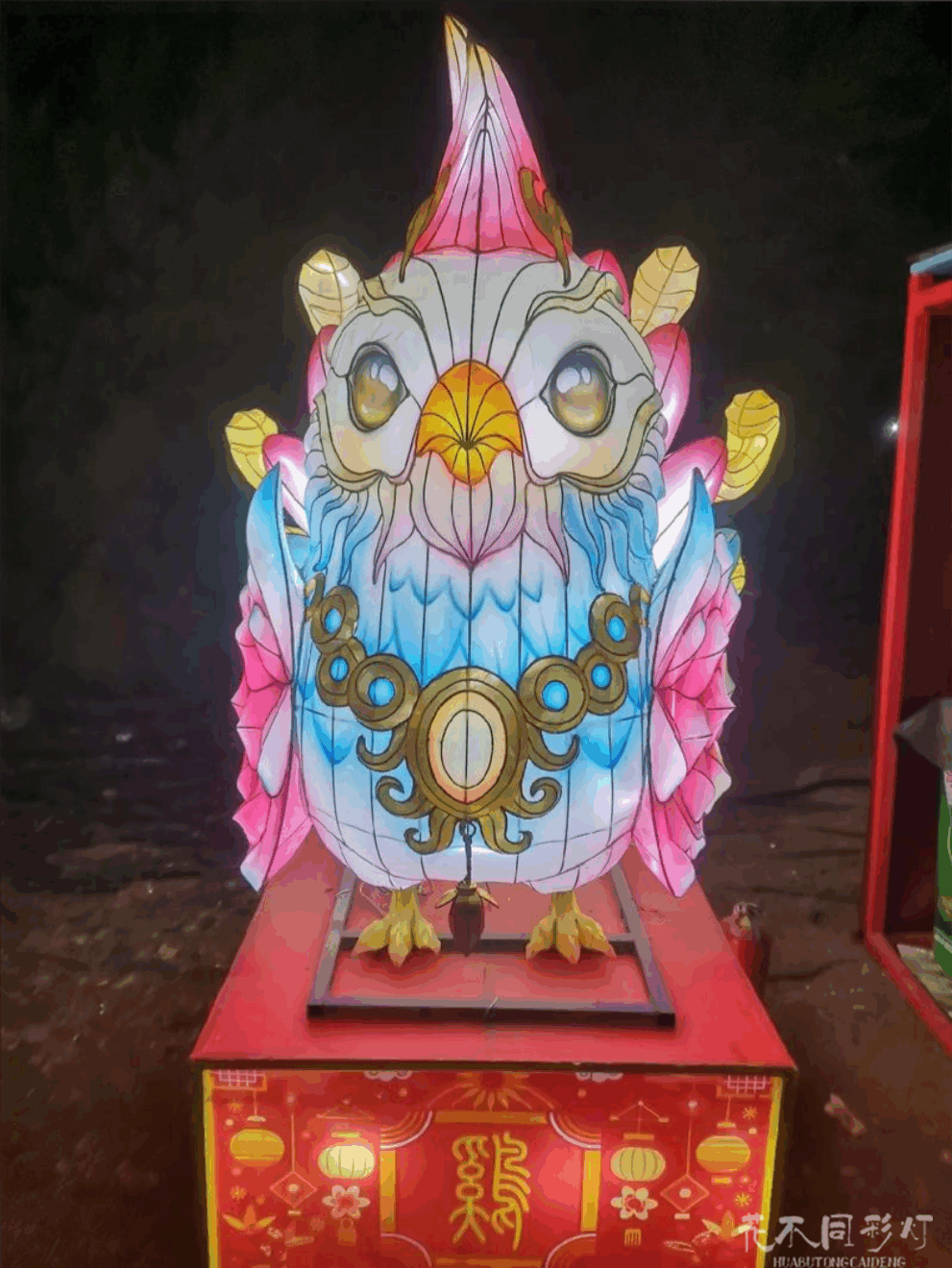 可爱型十二生肖花灯造型-鸡 可爱型十二生肖花灯造型-鸡