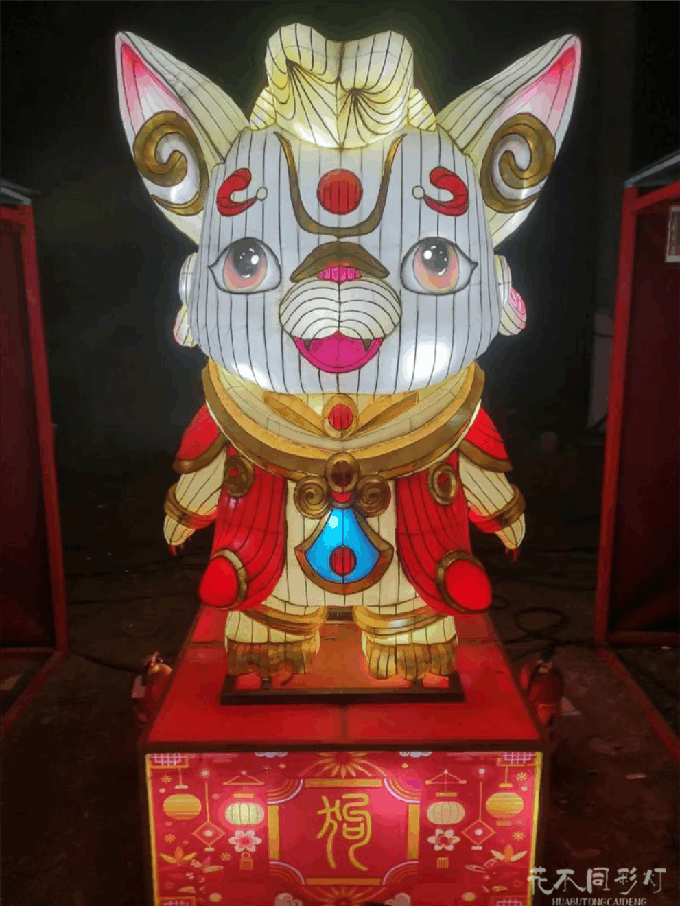 可爱型十二生肖花灯造型-虎 可爱型十二生肖花灯造型-虎