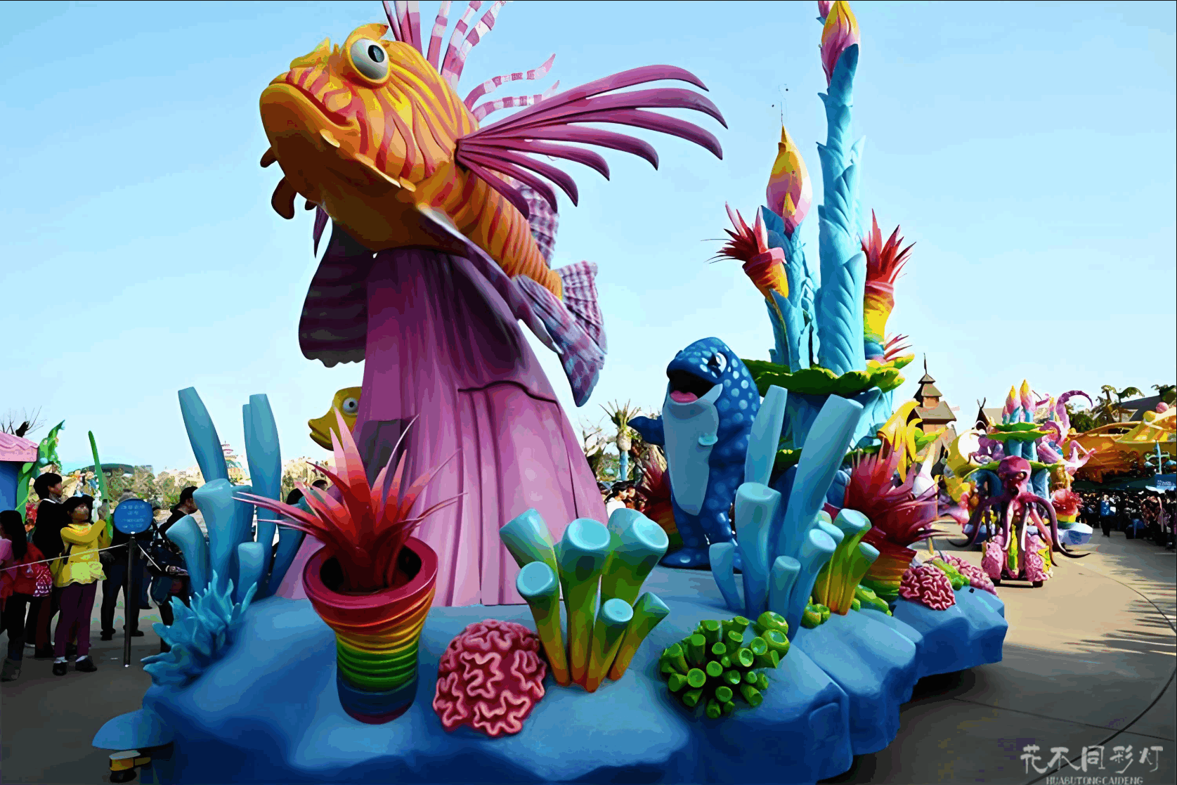 彩车波浪机械结构特写-动态效果系统详解 彩车波浪机械结构特写-动态效果系统详解