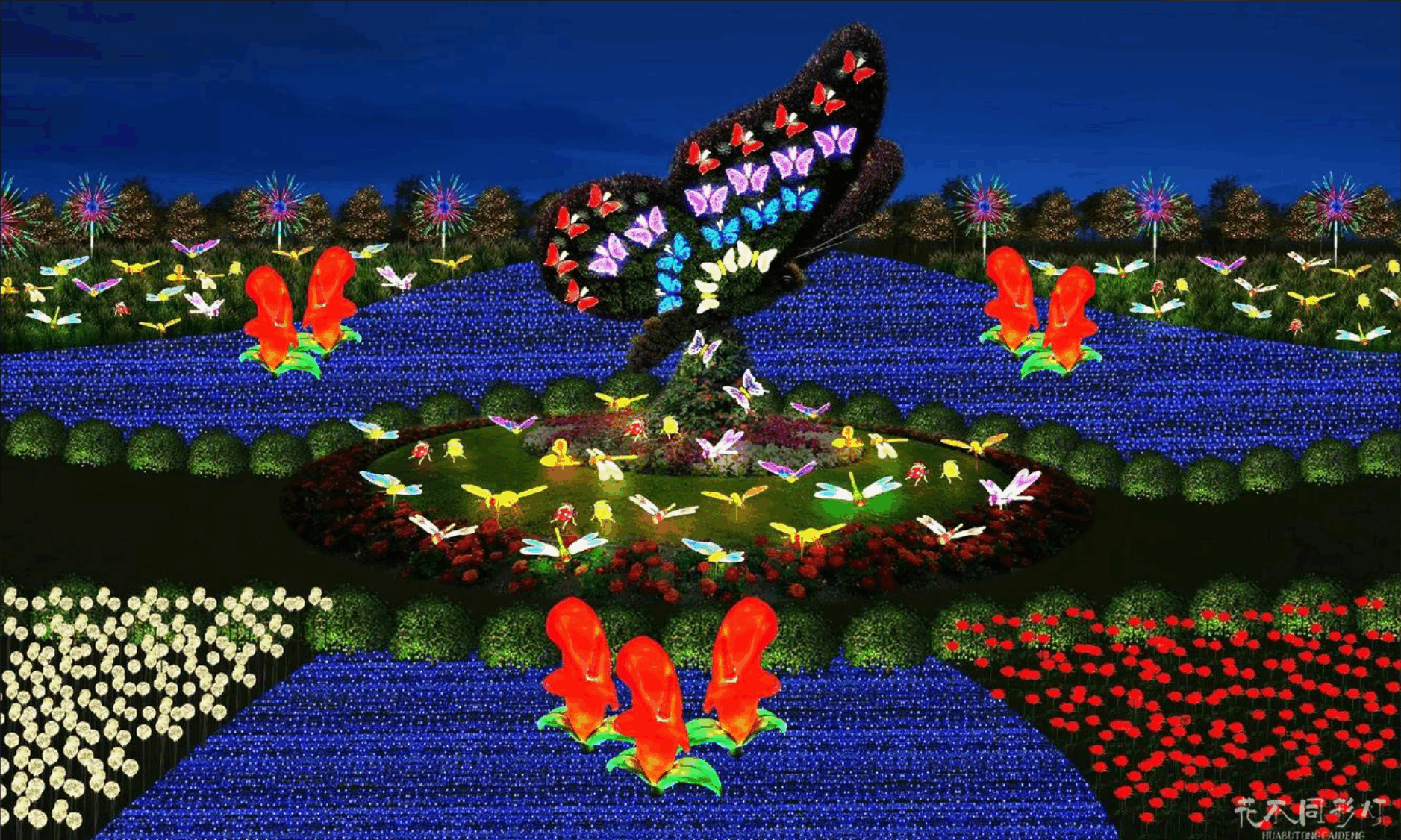 昆虫世界灯光节设计方案
