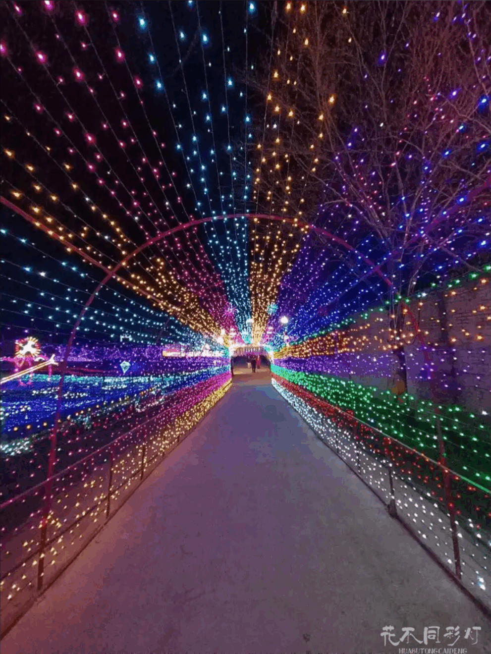 时光隧道灯光节设计效果图