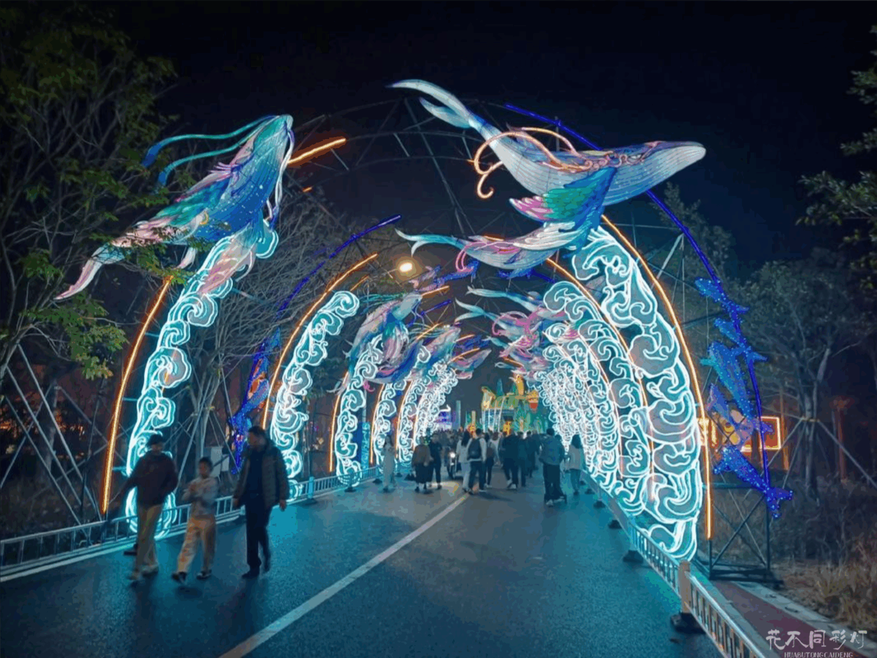 千年商都灯光节现场实拍图 千年商都灯光节现场实拍图