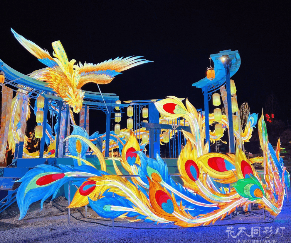 九龙湾花星球灯光节现场实拍图