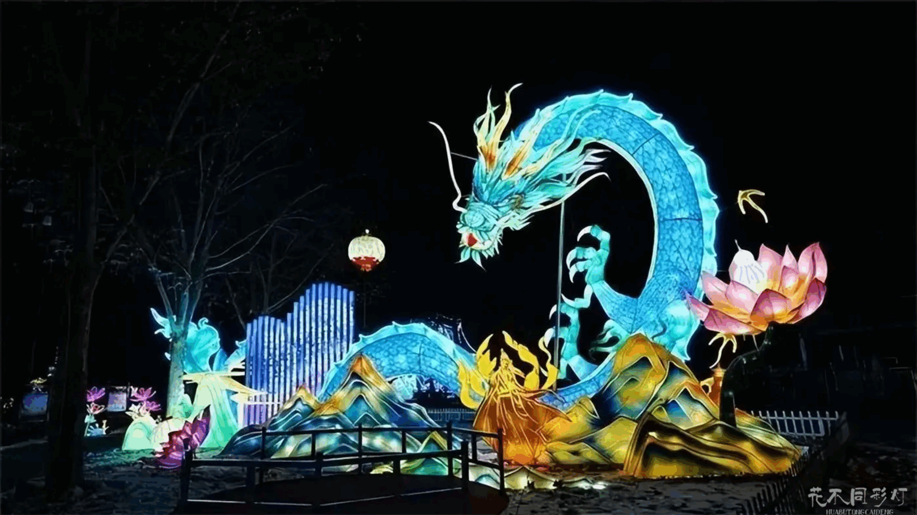 银龙出海灯组设计图 银龙出海灯组设计图