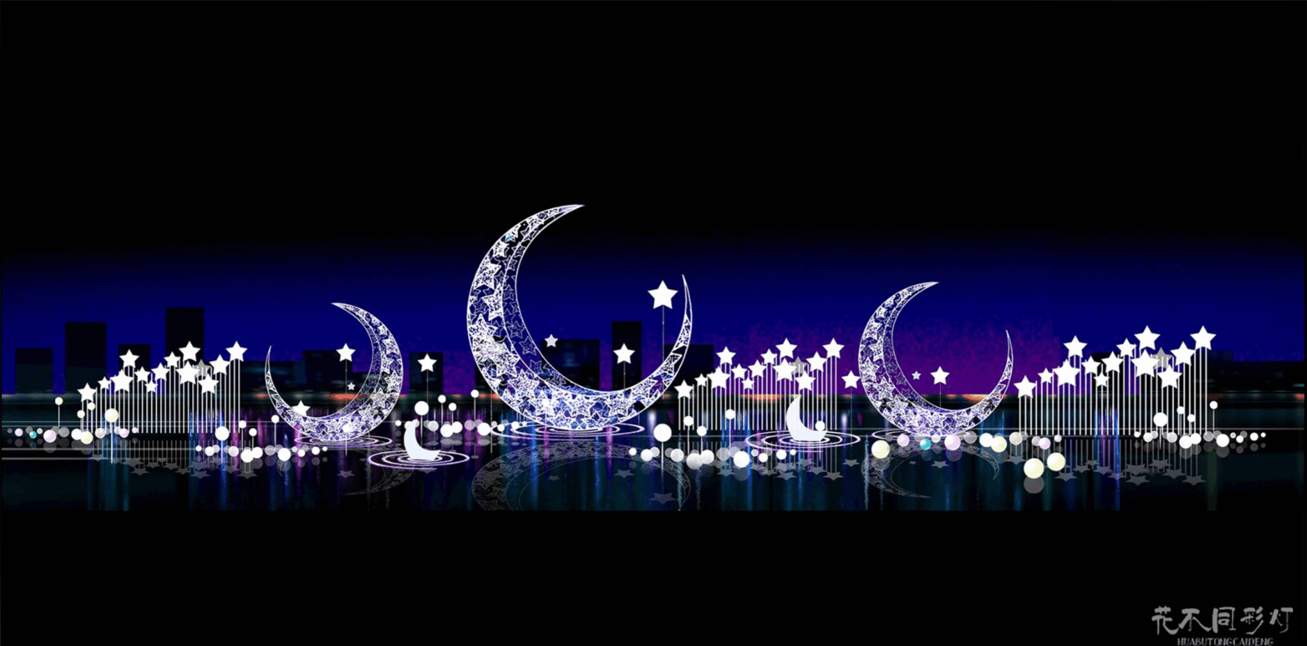  花不同彩灯策划团队为准新人讲解定制求婚方案的专业服务场景