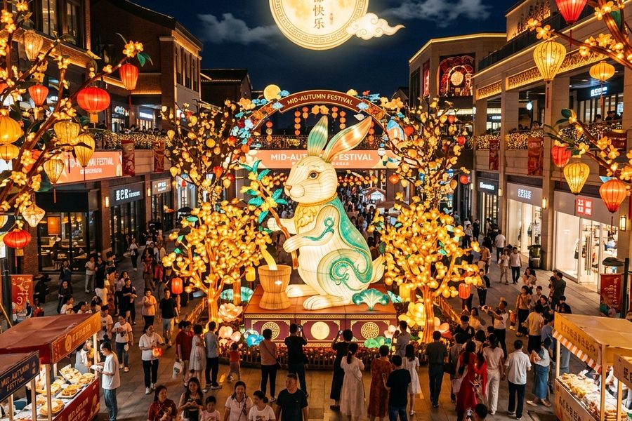 中秋彩灯展案例, 商圈灯展复盘