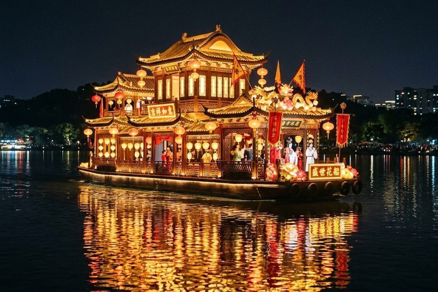 大型水上巡游彩船的船体浮力平衡与抗风浪安全技术指标