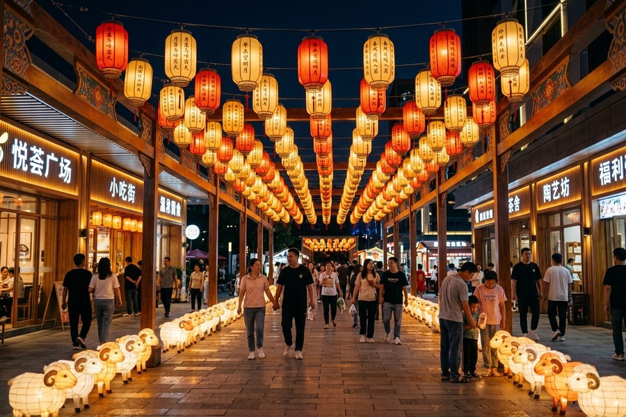 12.8万预算引爆50万客流：三线城市商圈羊年灯会实战复盘结构细节与施工参数