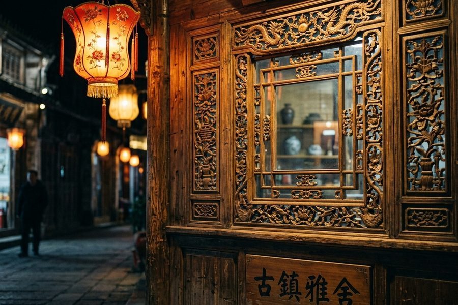 古镇夜游引入沉浸式花灯街区后的商铺招商与营收增长数据分析结构细节与施工参数