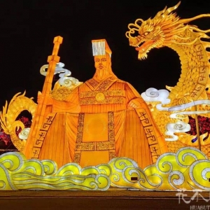 春节主题灯组-主大门灯组-中国龙：打造景