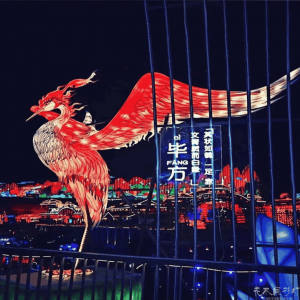 景区彩灯展成功案例-花不同彩灯