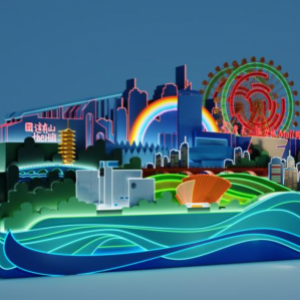 城市旅游节花车设计图