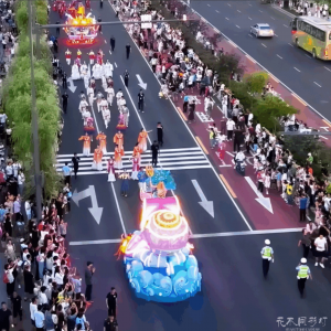 景德镇“1819陶瓷嘉年华”花车巡游案例