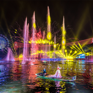 【大型水景（湖/河）灯光秀解决方案】