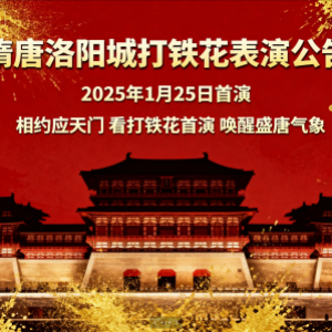 隋唐洛阳城打铁花表演公告