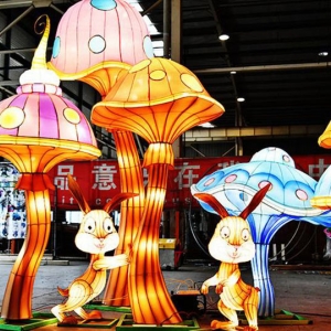 中秋节灯展策划方案-花不同彩灯