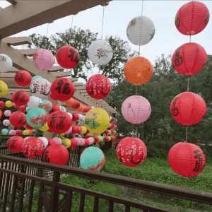 景观灯笼怎么选购-花不同彩灯